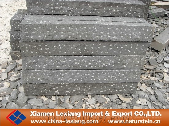 Pineapple Palisade Stone, G685 Black Granite Palisade