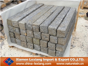Pineapple Palisade Stone, G685 Black Granite Palisade