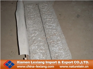 Rough Picked Palisade Stone, Yellow Granite Palisade