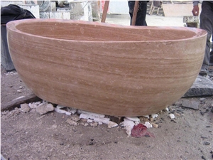 Beige Travertine Bath Tub Beige Travertine Bath Tub