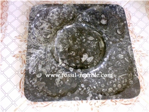 Dish Fossil Brown Limestone Kitchen Accessories