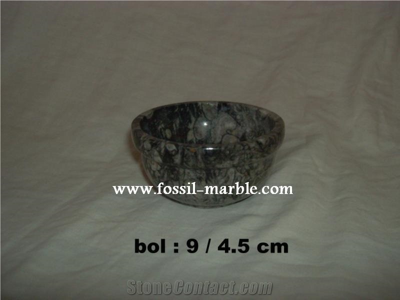 Dish Fossil Brown Limestone Kitchen Accessories