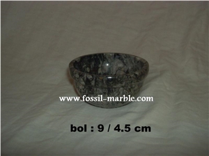Dish Fossil Brown Limestone Kitchen Accessories