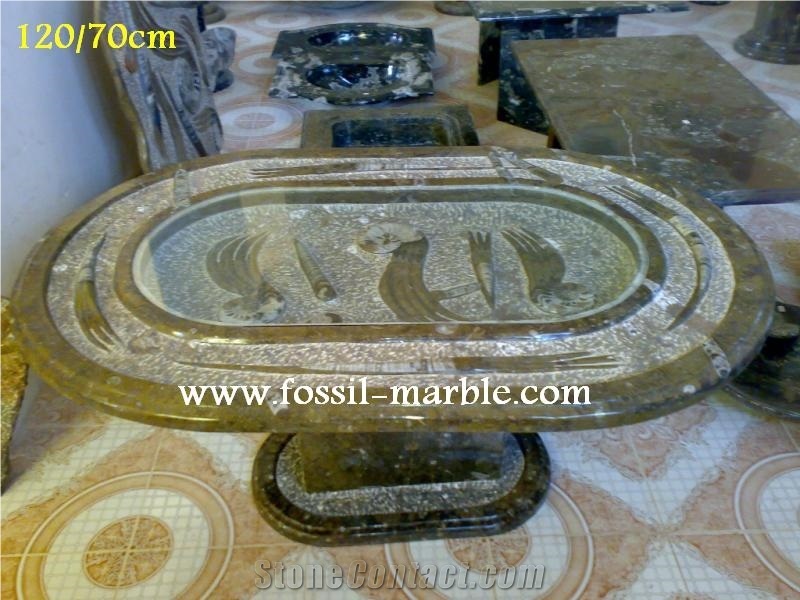 Fossil Limestone Tables