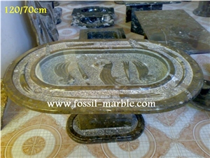 Fossil Limestone Tables