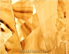 Burma Teak Marble Tile, Pakistan Yellow Marble
