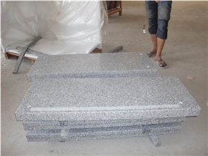 G603 Granite Double Steps, G603 Light Grey Granite Stairs/Treads/Staircase