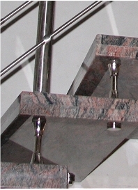Multicolor Red Granite Steps/Stairs/Treads