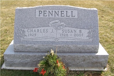 US Slants Gravestone, Headstone