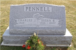 US Slants Gravestone, Headstone