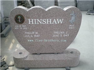 US Style Monuments& Tombstones, Red Granite Tombstones US Style Monuments& Tombstones, Red Granite Tombstones