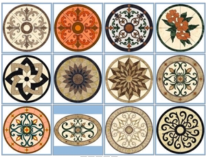 Marble Waterjet Medallions