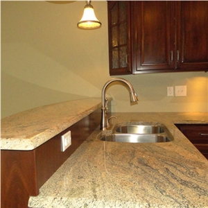 Yellow Granite Kitchen Countertops