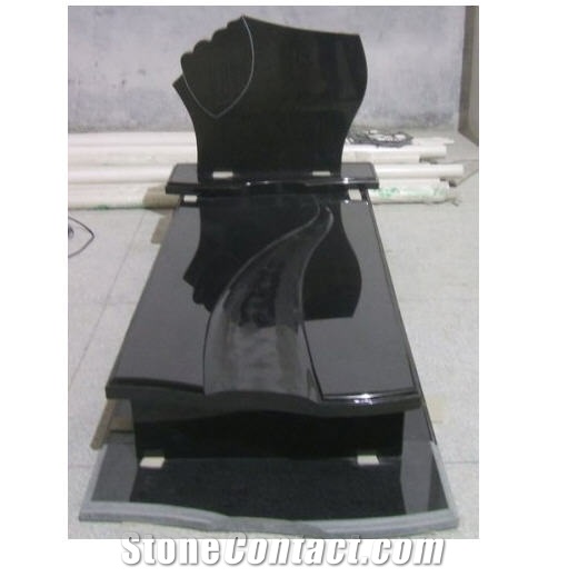 Absolute Black Granite Monument
