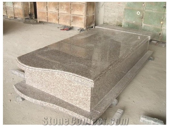 Peach Blossom Red Granite Monument
