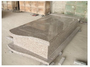 Peach Blossom Red Granite Monument