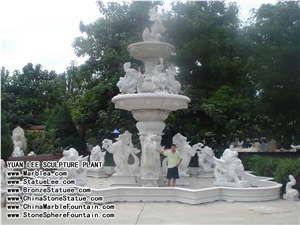 White Marble Fountain