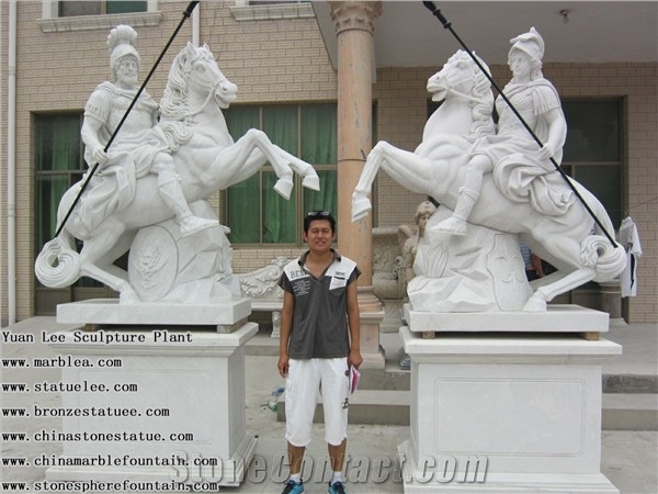White Marble Sculpture