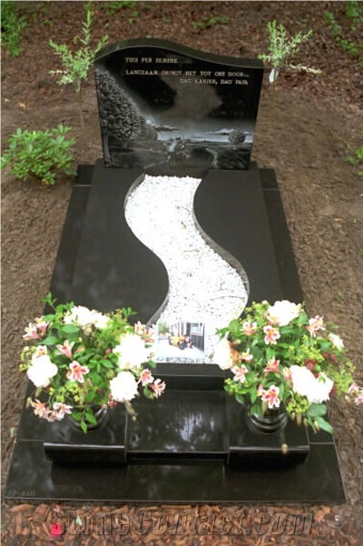 Absolute Black Granite Monument