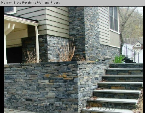 Monson Grey Slate Walling