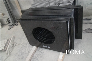 Black Galaxy Granite Vanity Top Black Galaxy Granite Vanity Top