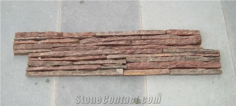 Golden Multicolor Slate Ledge Stone