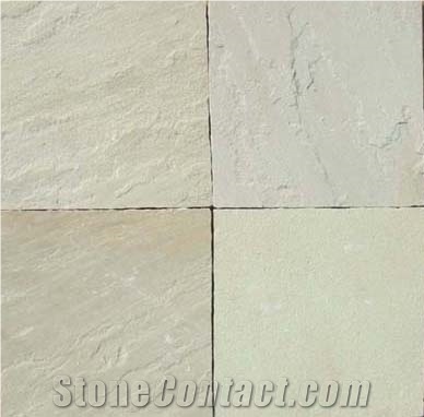 Tint Mint Sandstone Tiles, India Beige Sandstone