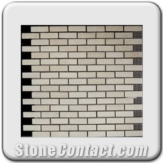 Thala Beige Limestone Mosaic