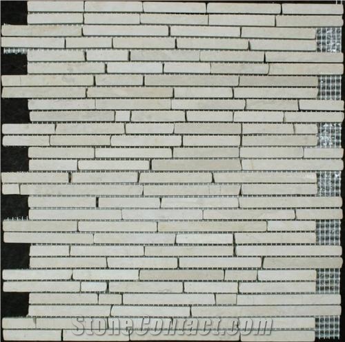 Thala Beige Limestone Mosaic
