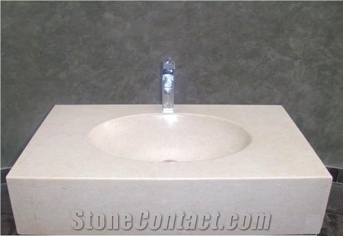 Thala Beige Limestone Sinks, Wash Basins