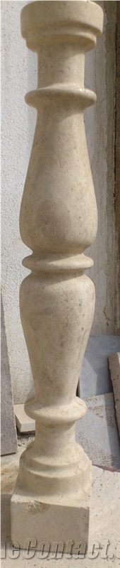 Travertine Balustrades, Beige Travertine