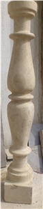Travertine Balustrades, Beige Travertine
