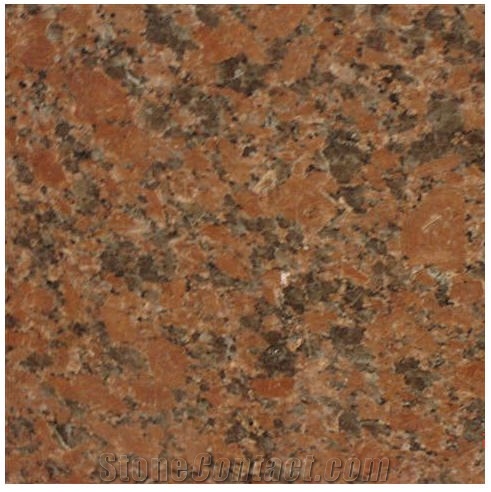 Vermelho Coral, Brazil Red Granite Slabs & Tiles