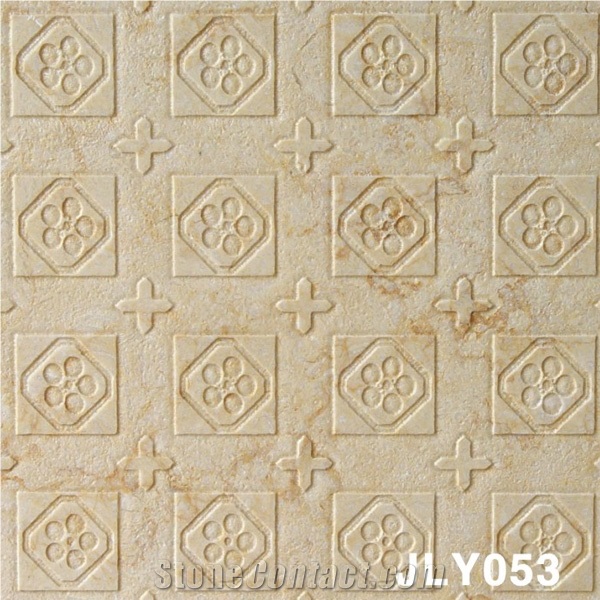 3D CNC Beige Natural Stone Feature Carving Panel, Beige Marble Building, Walling