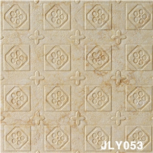 3D CNC Beige Natural Stone Feature Panel, Beige Marble Building, Walling