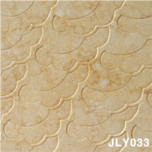 Natural White Stone 3D Wall Panel, White Marble 3d Wall Panel