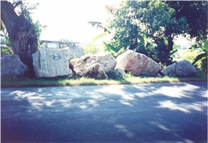 Alabaster Stone Blocks, Indonesia White Alabaster