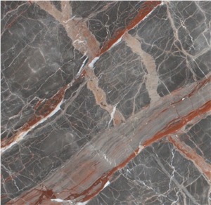 Sarrancolin Versailles Marble - Opera Caravaggio, Multicolor Marble France Tiles & Slabs