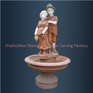 Outdoor/Indoor Water Spray Sculpture Stone Fountain