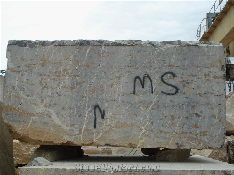 Black Gold Marble Block
