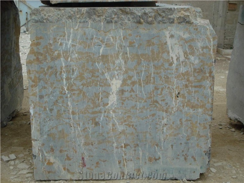 Black Gold Marble Block