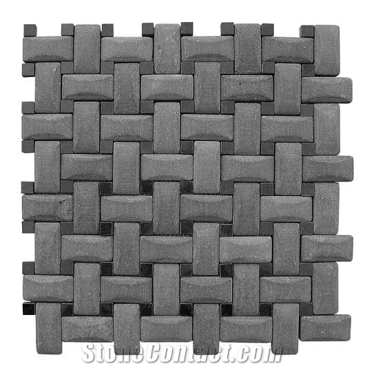 Basalt Mosaic, Marble Mosaic Black Basalt