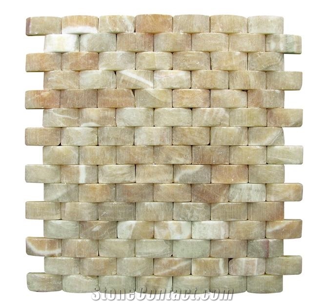 Honey Onyx Mosaic, Mosaic Yellow Onyx