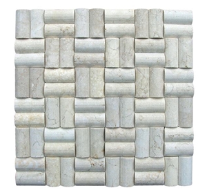 Limestone Mosaic, Mosaic Grey Limestone