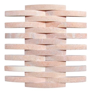 Marble Mosaic, Mosaic Pink Marble
