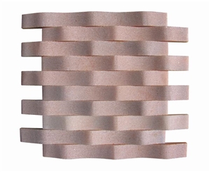 Marble Mosaic, Mosaic Pink Marble