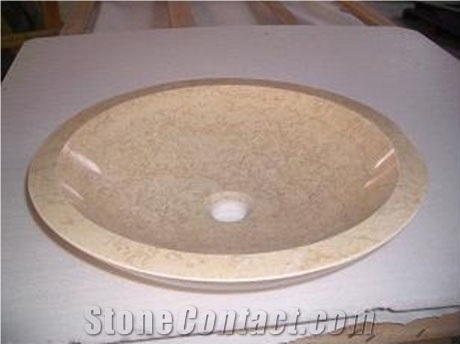 Yellow Marble Basins,sinks