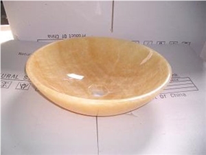 Yellow Onyx Basins,sinks