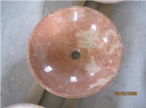 Stone Basins, Pink Marble Basins