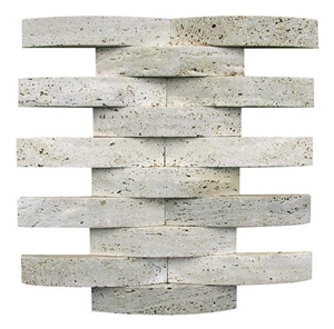 Travertine Mosaic, Mosaic White Travertine